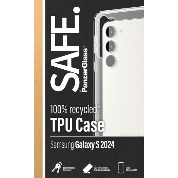 PanzerGlass SAFE. by PanzerGlass Case Samsung Galaxy S24, clear