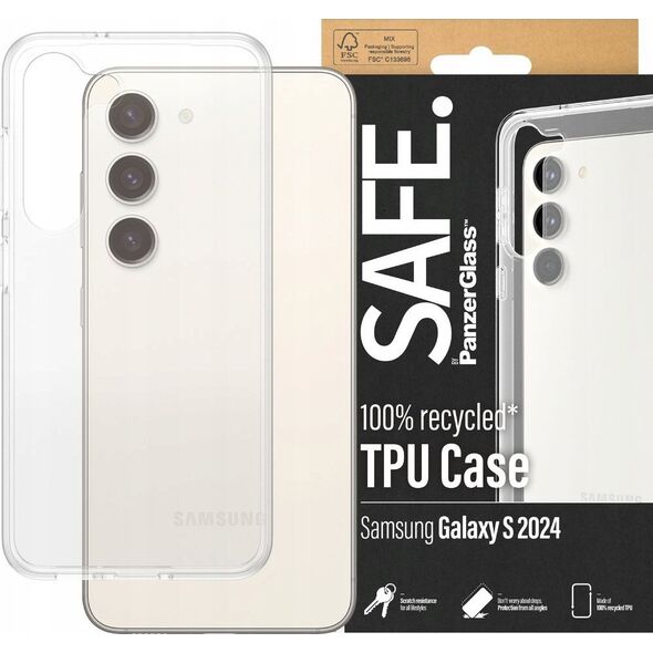 PanzerGlass SAFE. by PanzerGlass Case Samsung Galaxy S24, clear
