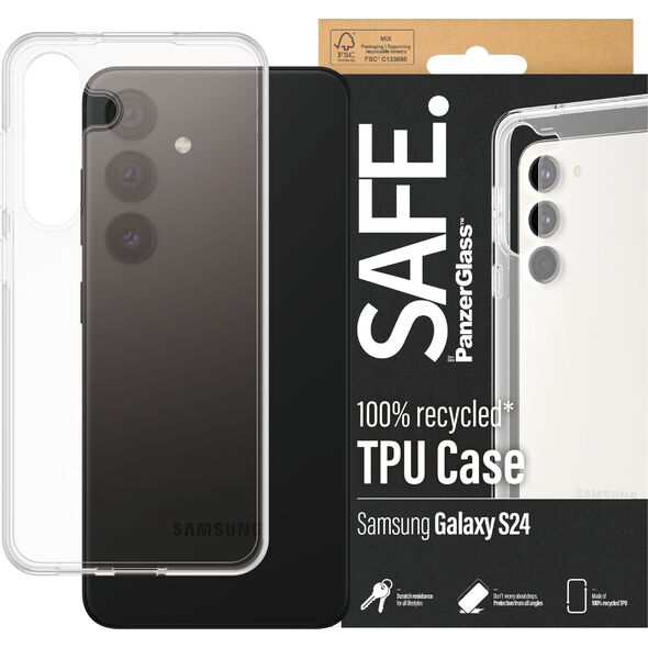 PanzerGlass SAFE. by PanzerGlass Case Samsung Galaxy S24, clear