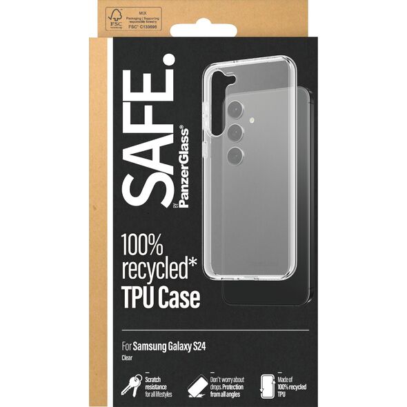 PanzerGlass SAFE. by PanzerGlass Case Samsung Galaxy S24, clear