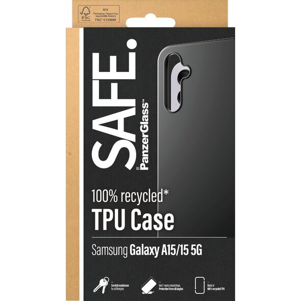 PanzerGlass SAFE. by PanzerGlass Case Samsung A15, A15 5G, Black