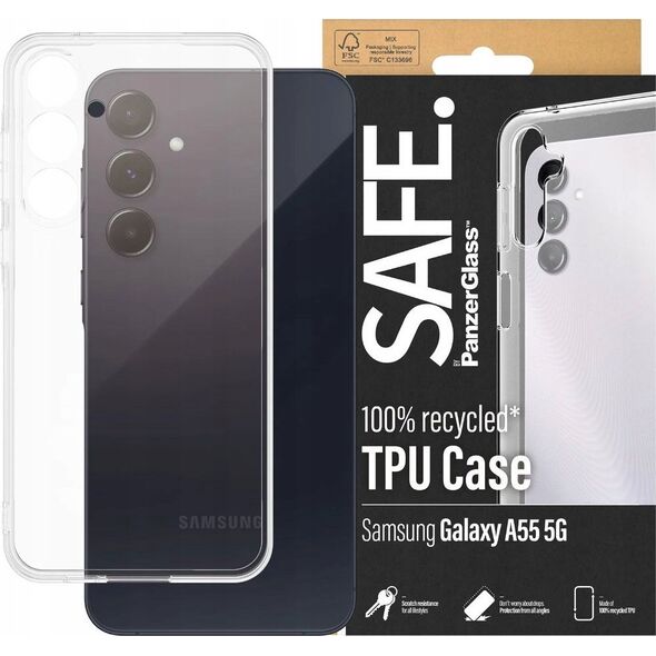PanzerGlass SAFE. by PanzerGlass Case Samsung A55 5G, clear