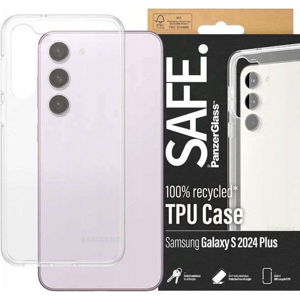 PanzerGlass SAFE. by PanzerGlass Case Samsung Galaxy S24 Plus, clear