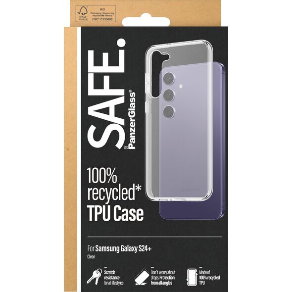 PanzerGlass SAFE. by PanzerGlass Case Samsung Galaxy S24 Plus, clear