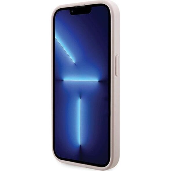 Guess Guess 4G Printed Stripes MagSafe - Etui iPhone 15 Pro (różowy)