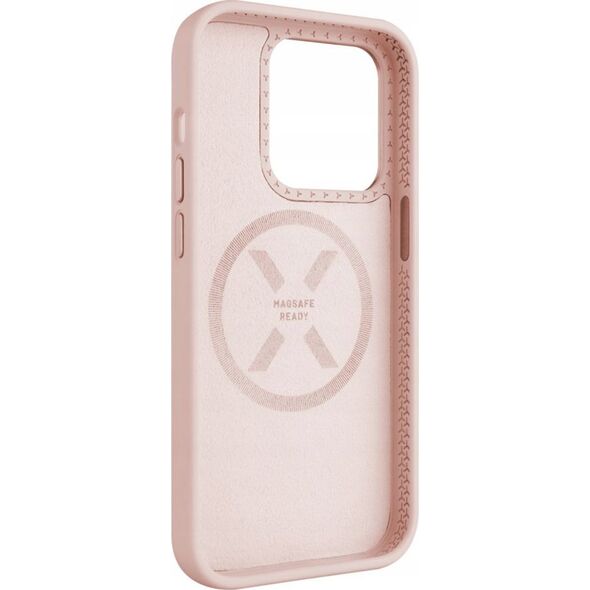 Fixed Fixed | MagFlow | Back cover | Apple | iPhone 15 | Liquid silicon | Pink