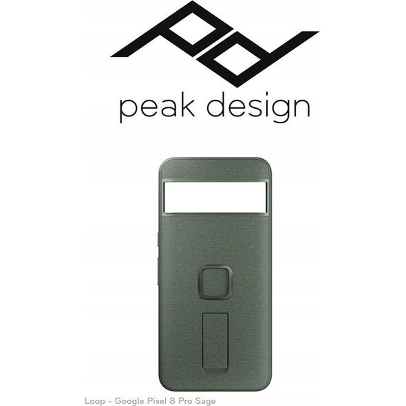 Peak Design Peak Design Mobile Etui Everyday Case Fabric Google Pixel 8 Pro - Szarozielony