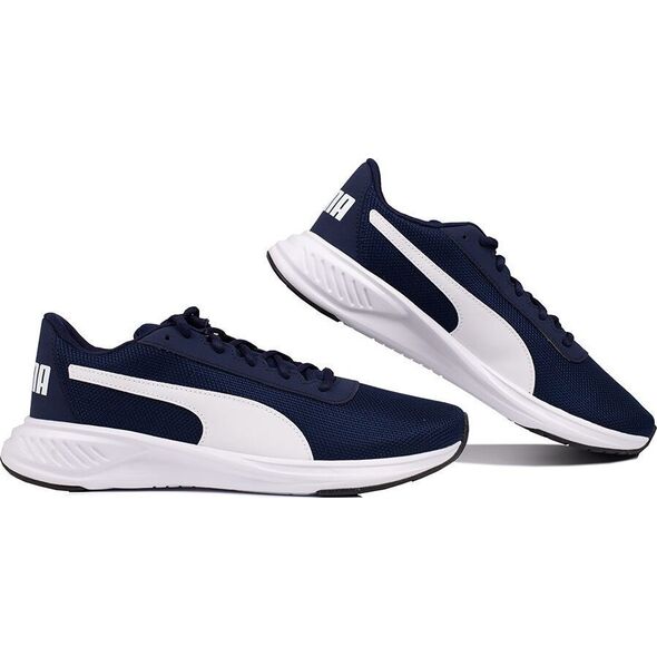 Puma Buty męskie do biegania Puma Night Runner V2 granatowo-białe 379257 03 42,5