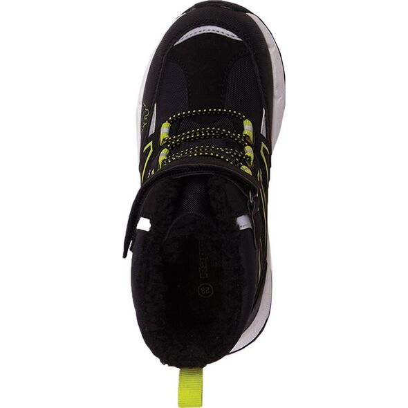 Kappa Buty dla dzieci Kappa Floki Tex czarno-limonkowe 260975K 1133 33