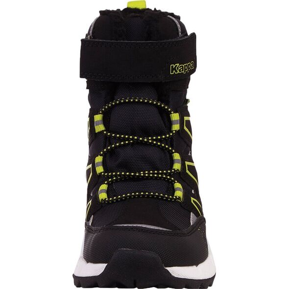 Kappa Buty dla dzieci Kappa Floki Tex czarno-limonkowe 260975K 1133 33