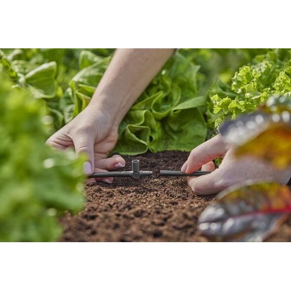 Gardena Gardena 13216-20, Spray nozzle, Drip irrigation system, Plastic, Black, 4.6 mm, 1 pc(s)
