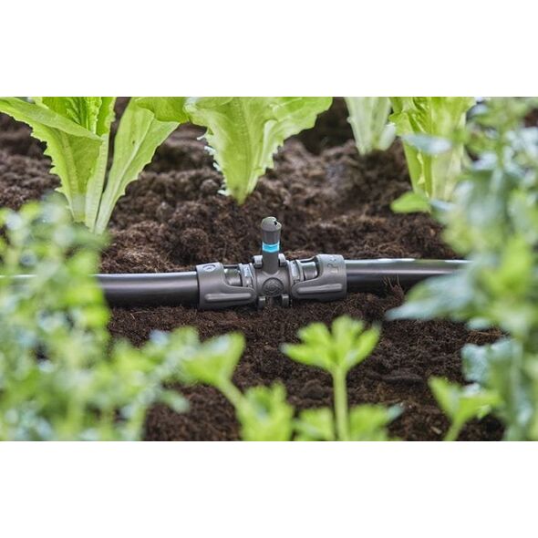 Gardena Gardena 13206-20, Joint connector, Drip irrigation system, Plastic, Black, 13 mm, 1 pc(s)