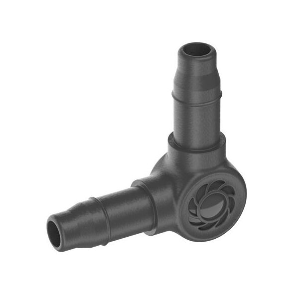 Gardena Gardena L-Joint, Joint connector, Drip irrigation system, Plastic, Black, Male/Male, 4.6 mm