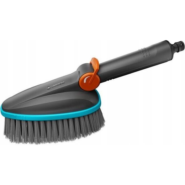 Gardena GARDENA Cleansystem Hand Brush M soft, with hose connection, for cleaning smaller areas Hand Brush 18842-20 Gardena Combisystem