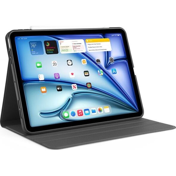 Etui na tablet Pipetto Pipetto Origami No5 Rotating Folio Case, black - iPad Air 13 (2024)