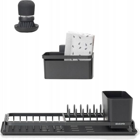 Brabantia Brabantia Drainer Rack Set Dark Grey