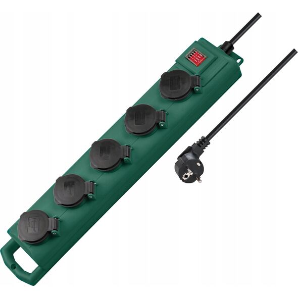 Brennenstuhl Brennenstuhl SuperSolid SL-554 Garden Extension Socket 5m 5fold