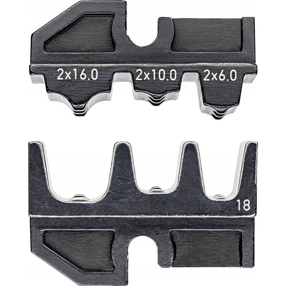 Knipex KNIPEX Crimping Die for twin wire ferrules