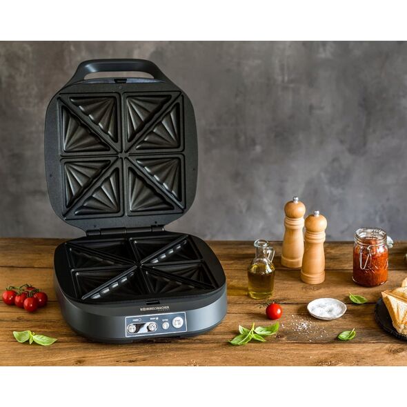 Rommelsbacher Rommelsbacher Sandwich Maker ST 1800, sandwich maker (slate)
