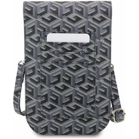 Guess Guess GCube Stripe Phone Bag - Torba z przegrodą na smartfona (czarny)