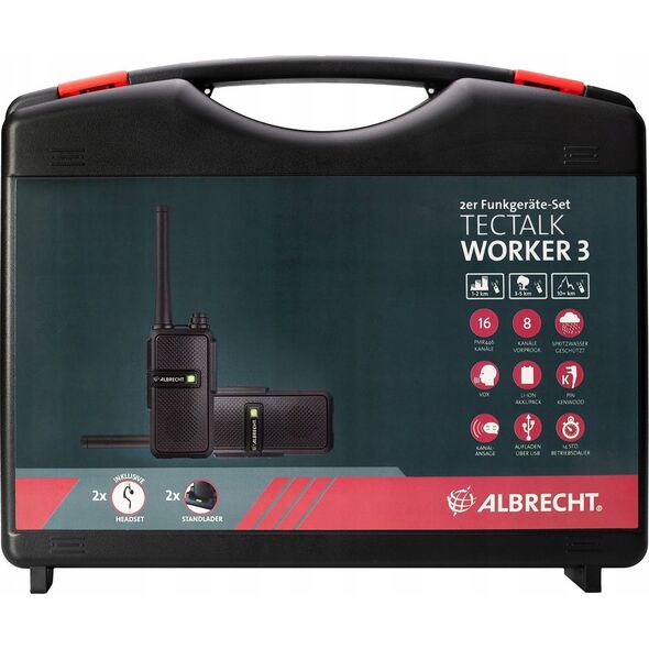 Albrecht Albrecht Tectalk Worker 3 Case 2-Pack