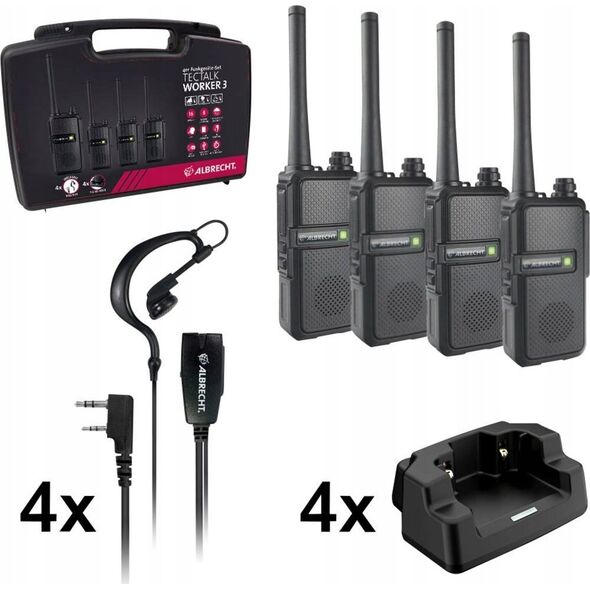 Albrecht Albrecht Tectalk Worker 3 Case 4-Pack