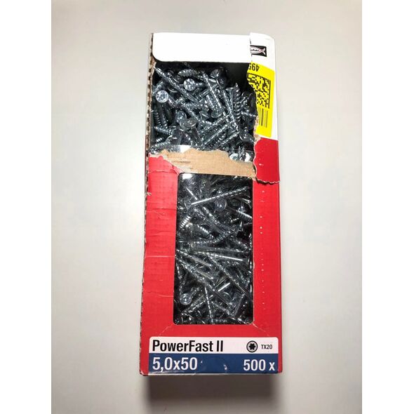 Fischer Fischer PowerFast II 5,0x50 SK TX TG blvz 500