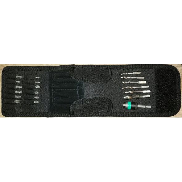 Wera Wera 848/851/867/19 metal twist drill & bit set (black, 1/4, 19 pieces)