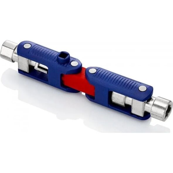Knipex KNIPEX DoubleJoint control cabinet wrench, socket wrench (blue/red, total arm length 97mm)
