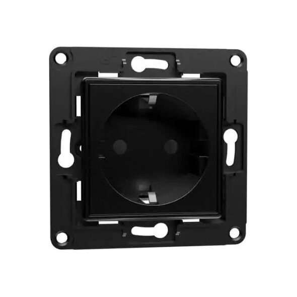 Shelly Shelly wall socket EU (black, flush-mounted)