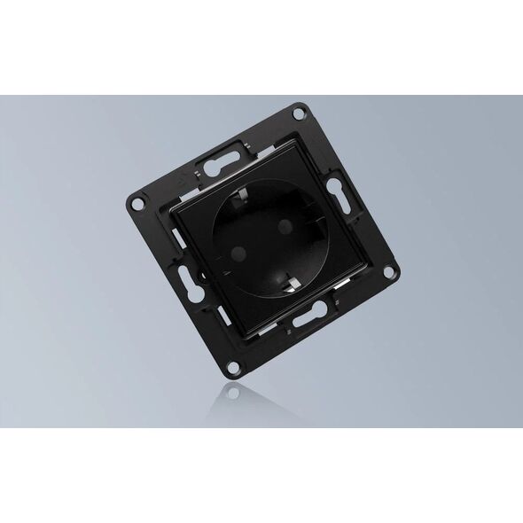 Shelly Shelly wall socket EU (black, flush-mounted)