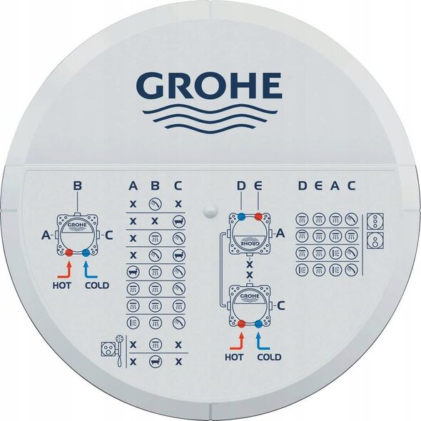 Bateria prysznicowa Grohe Grohe Rapido SmartBox universal Flush Mount Body, 1/2