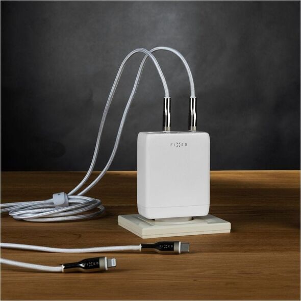 Ładowarka Fixed Ładowarka sieciowa FIXED GaN Travel Charger - 3xUSB-C| 1xUSB-A 100W biała - Gwarancja bezpieczeństwa. Proste raty. Bezpłatna wysyłka od 170 zł.