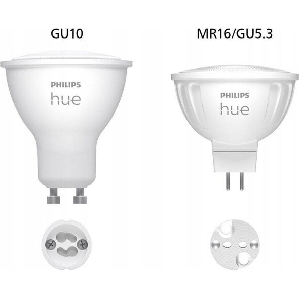 Philips Philips Hue LED Lampe MR16 400lm White Color Amb.