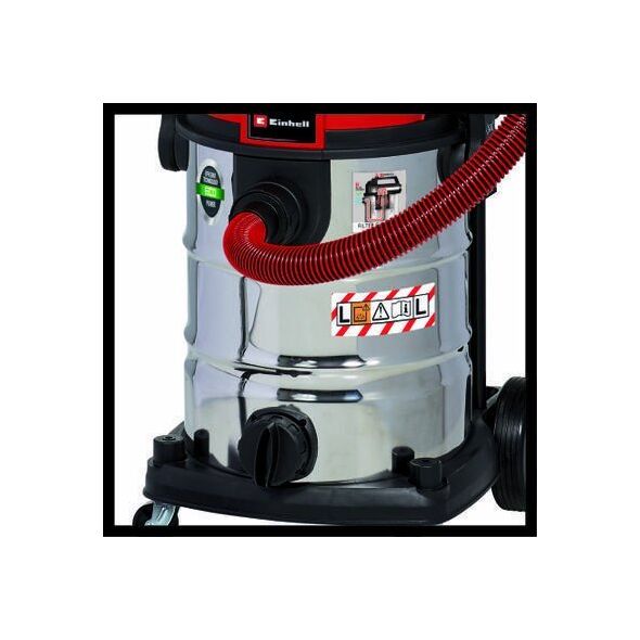 Odkurzacz przemysłowy Einhell Einhell TE-VC 2230 SACL, wet/dry vacuum cleaner (red/stainless steel)