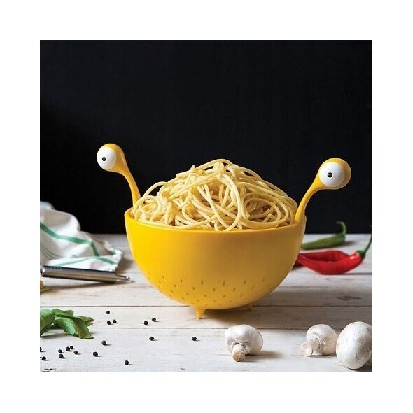 Ototo OTOTO Spaghetti Monster yellow Colander