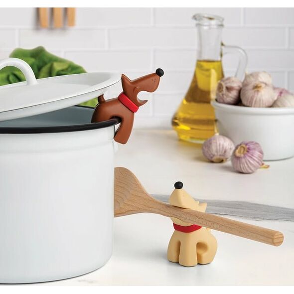 Ototo OTOTO  Buddy sandstone Beige Spoon Holder & Steam Releaser