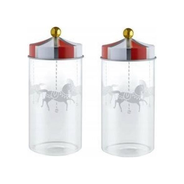 Alessi Alessi Circus Set of 2 Spice Jars MW68S2