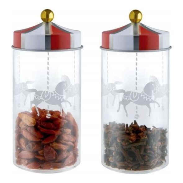 Alessi Alessi Circus Set of 2 Spice Jars MW68S2