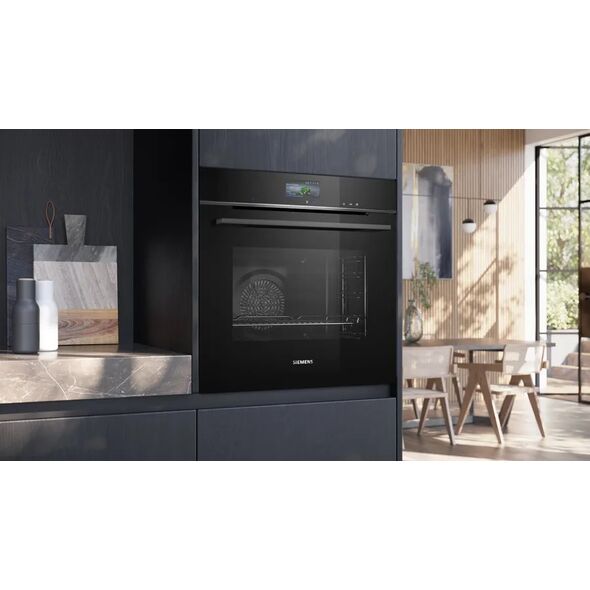 Piekarnik Siemens Siemens HR776G1B1 IQ700, oven (black/stainless steel, 60 cm, Home Connect)