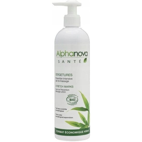 Alphanova Sante Alphanova Sante, Mleczko przeciw rozstępom, buteleczka z pompką, 400ml