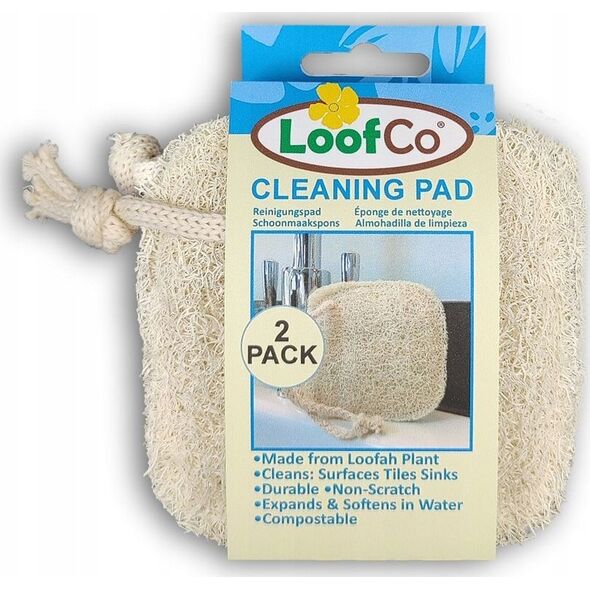 LoofCo LoofCo, Naturalna gąbka do sprzątania, 2-pack
