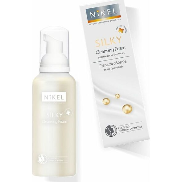 Nikel Silky Pianka czyszcząca na bazie wody różanej 150ml