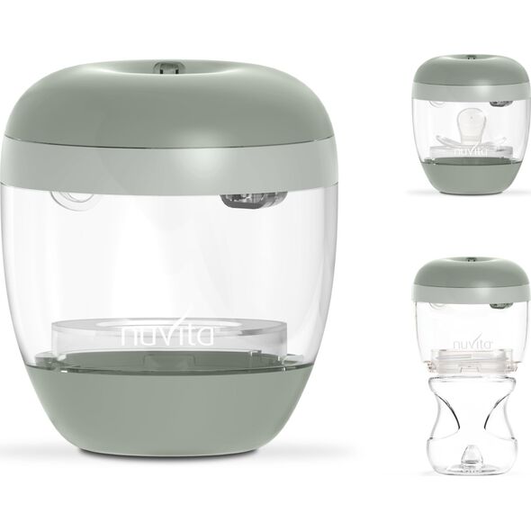 Nuvita Nuvita, Sterylizator UV do smoczków i butelek, Sage Green
