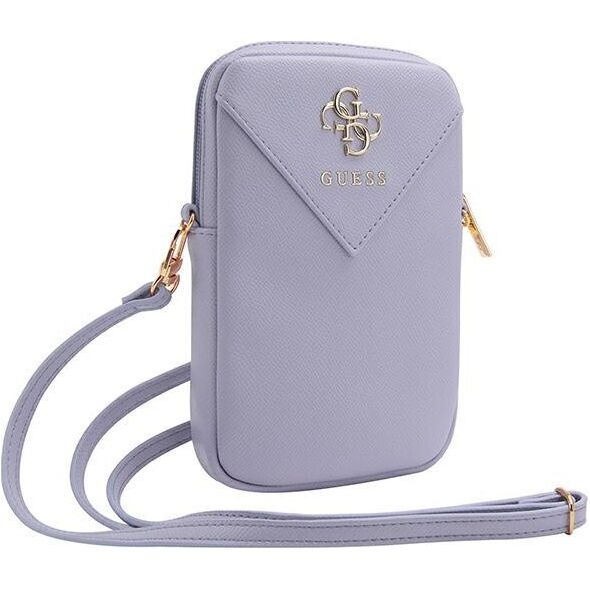 Guess Guess Zip Triangle 4G - Torebka na telefon (fioletowy)