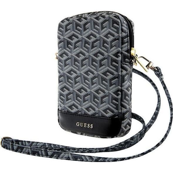 Guess Guess Zip GCube Bottom Stripe - Torebka na telefon (czarny)