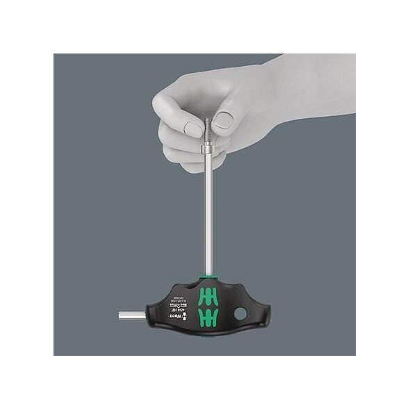 Wera Wera 454/5 HF SHK Set 1 T-handle screwdriver, 5 pieces (black/green, with holding function)