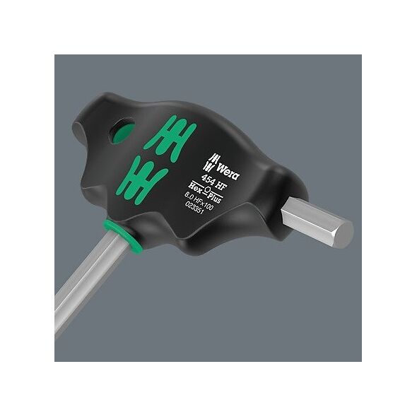 Wera Wera 454/5 HF SHK Set 1 T-handle screwdriver, 5 pieces (black/green, with holding function)