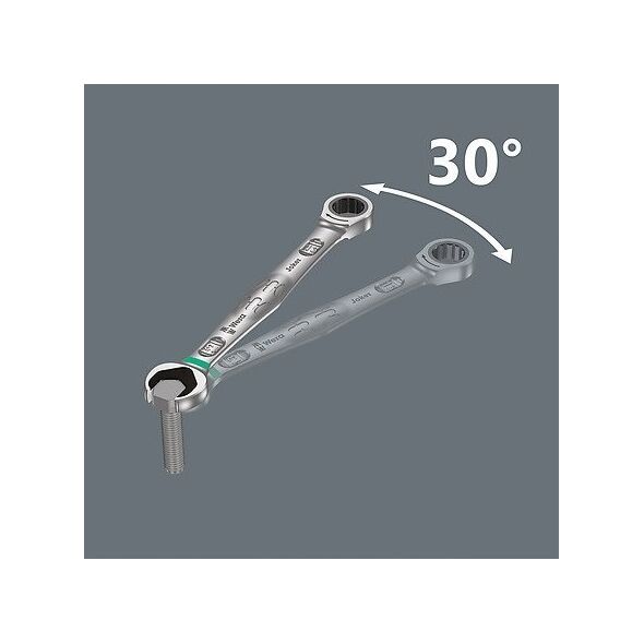 Zestaw narzędzi Wera Wera 9630 magnetic strip 6000 Joker 1, 11 pieces, wrench (combination ratchet wrench with holding function)