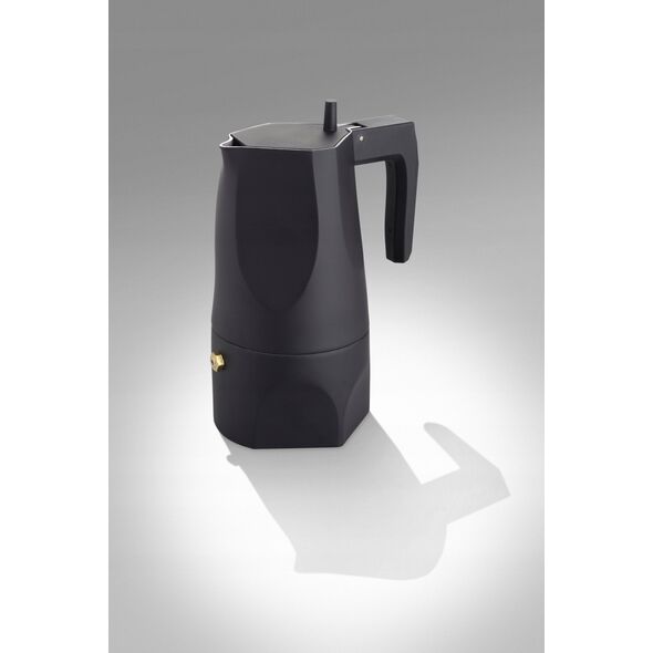 Kawiarka Alessi Alessi Espresso Coffee Maker Moka MT18/3 B black
